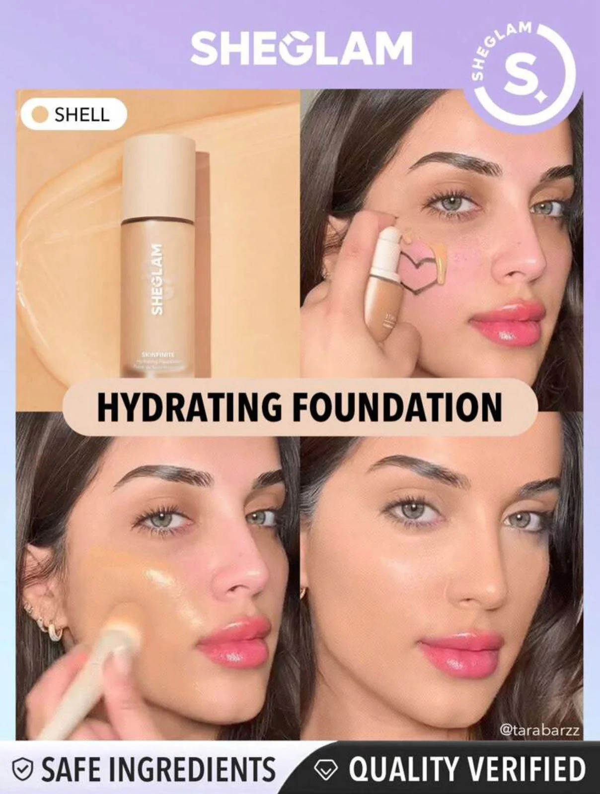 Sheglam Skin finite Foundation (Peach)